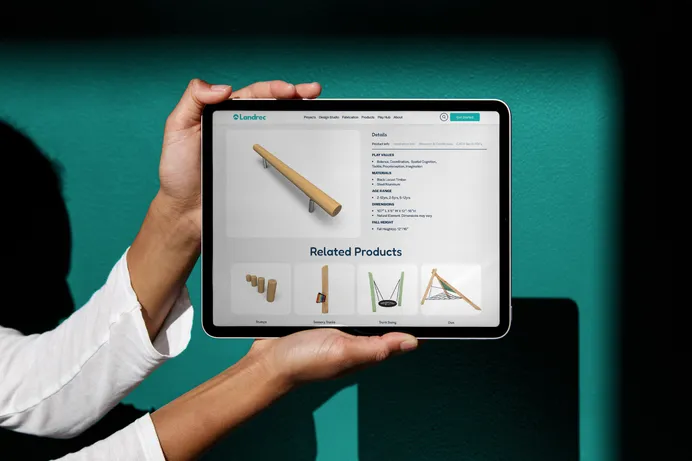Landrec website design