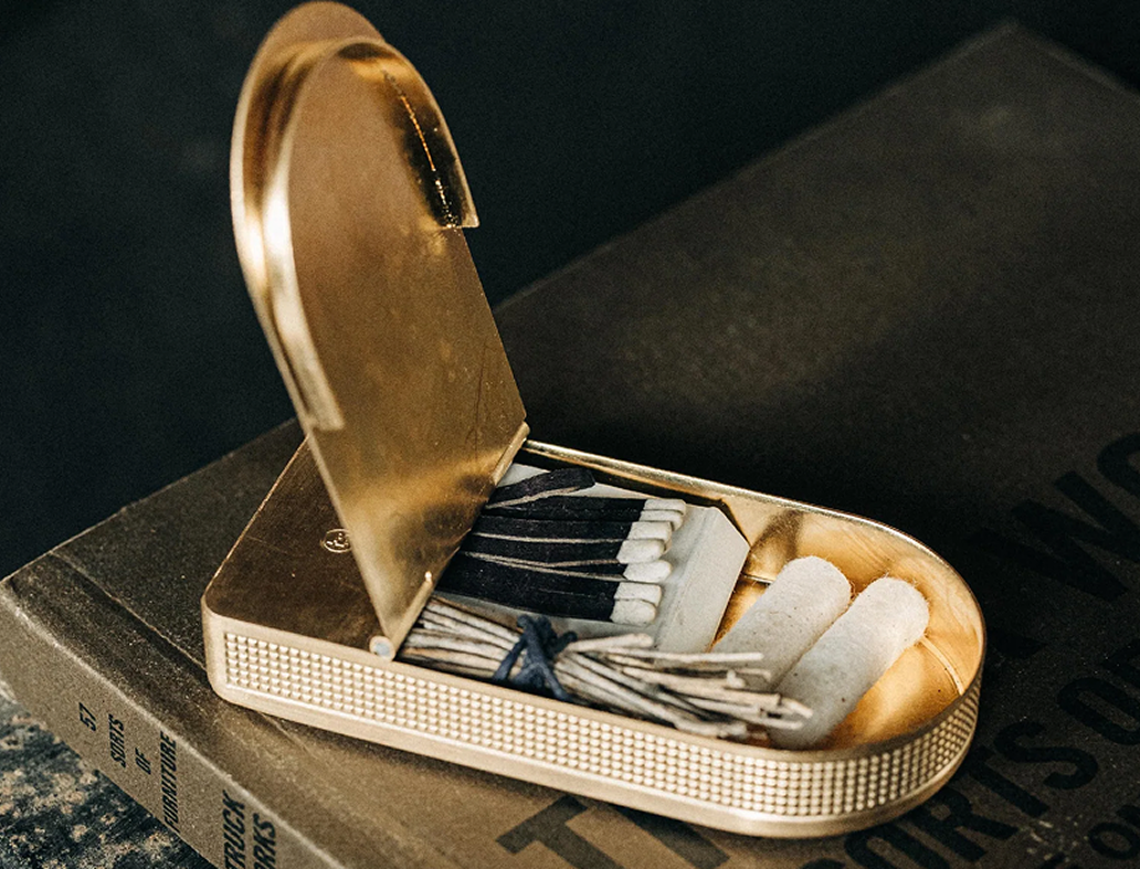 Gold precision-crafted product container manufactured by Genimex