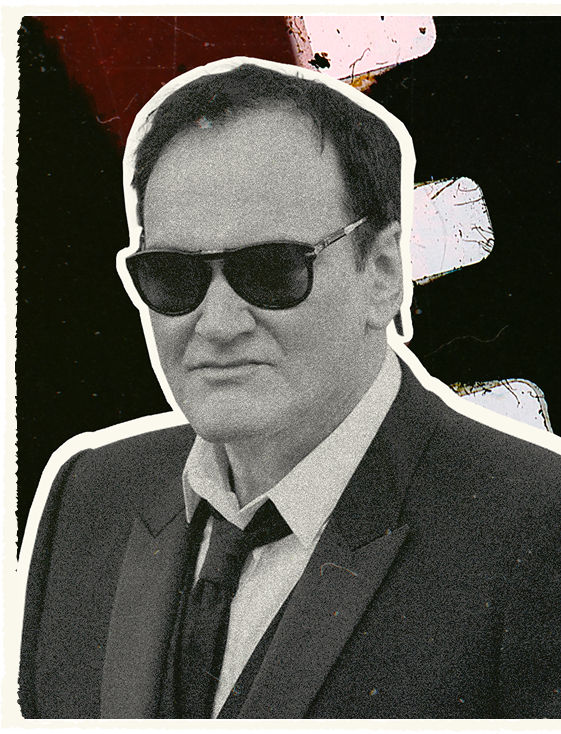 Vista Theater Hollywood Quentin Tarantino portrait