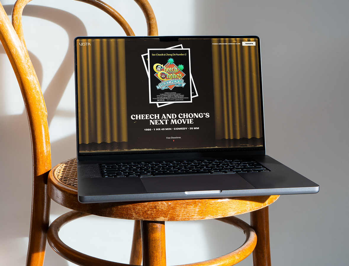 Vista Theater Hollywood responsive desktop layout